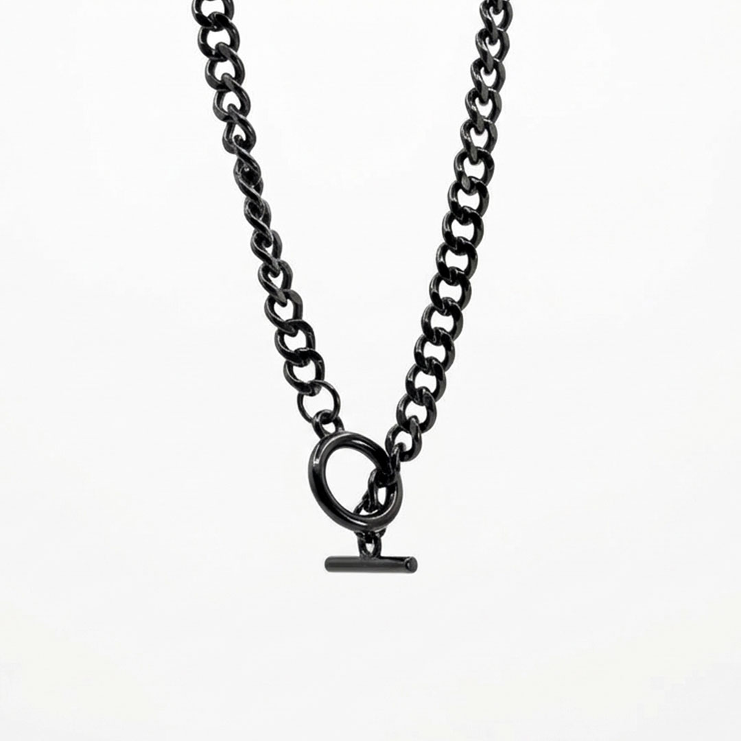 Colar-corrente-preta-detalhe-fecho-cizan-boutique