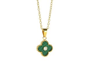 colar-dourado-trevo-verde-cizan-boutique